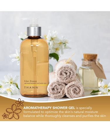 THANN Eden Breeze Aromatherapy Body Wash - Stress Relief & Moisturizing with Jasmine Rose & Bergamot Oils | International Shipping - Buy Online on GoSupps.com
