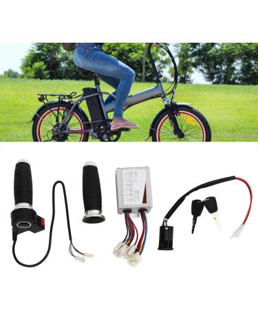 SPYMINNPOO 36V 500W Ebike Motor Controller Kit - Brushless Electric Bicycle Controller with Universal Throttle Grip & Ignition Switch - Buy Online on GoSupps.com