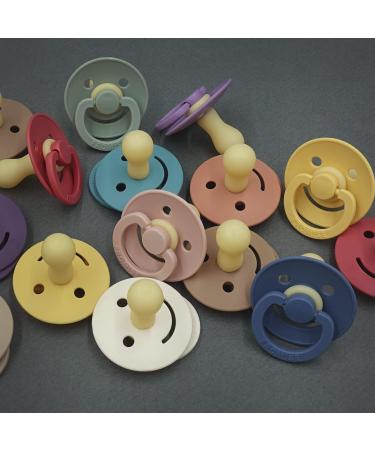 Fromise Silicone Baby Pacifier Smile | BPA-Free | Made in Korea | 6-18 Month Snow/Hazelnuts 4-Pack - Buy Online on GoSupps.com