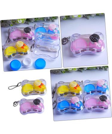 Gatuida Contact Lens Container Case - 10-Compartment Linsen Holder with Mirror | Durable Plastic Storage Tool for Easy Contact Removal - Buy Online on GoSupps.com