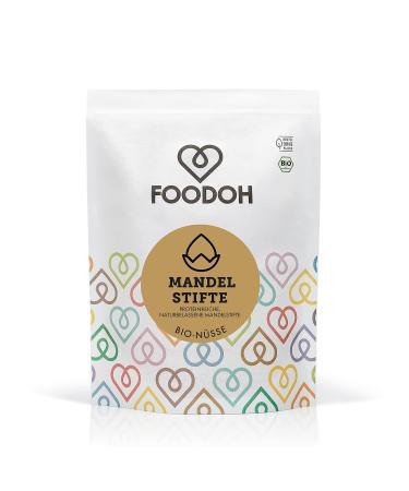 Organic Almonds 1kg - Blanched & Sliced No Additives Plastic-Free Packaging - International Shipping Available - Buy Online on GoSupps.com