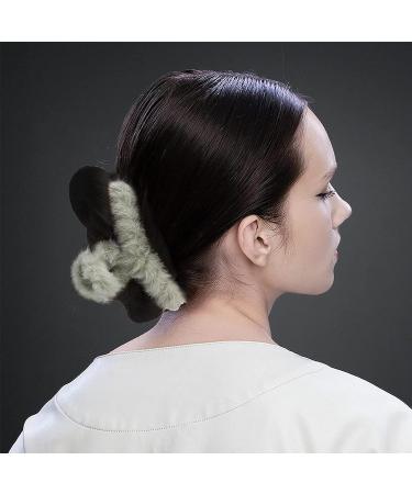 9PCS Fluffy Plush Hair Claw Clips - Colorful Winter Hair Barrettes for Thick Long Hair - Buy Online on GoSupps.com