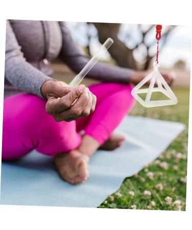 Buy FOMIYES Small Harp Percussion Stick | Yoga Sound Mallet & Healing Musical Instrument - Unique Singing Pyramid Stick for Sound Therapy - Buy Online on GoSupps.com