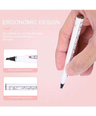 ULTECHNOVO 2 pi ces Crayon Sourcils Liquide Marron Micro-fourchette Pointe Fine Longue Tenue pour Maquillage Naturel - Buy Online on GoSupps.com