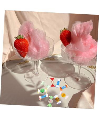 BCOATH 12 Pieces Candy Decoration Glass Fake Candy Ornament Candy Decor Office Fake Candy DIY Beads Glass Lollipop Glass Candy Home Products - Buy Online on GoSupps.com
