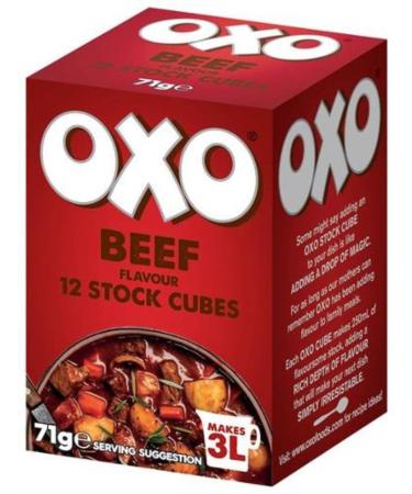 Oxo Beef Stock Cubes 12s