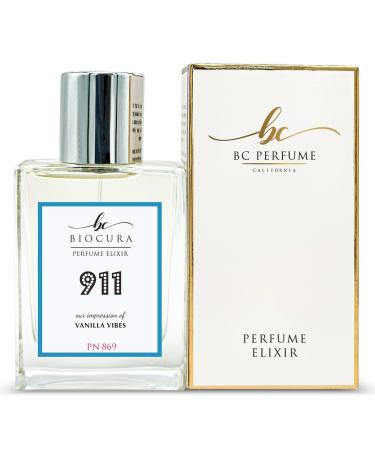 BC Perfume 911 Inspired by Vanilla Vibes For Women & Men Fragrance Dupes Eau de Parfum Bottle 1.7 Fl Oz/50ml
