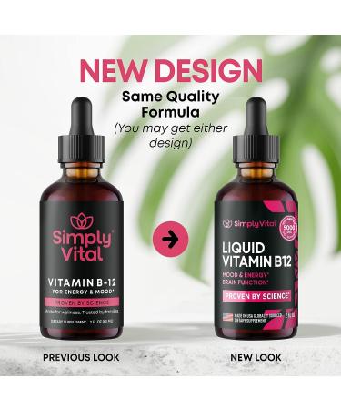 Extra Strength Vegan Vitamin B12 Sublingual Drops 5000mcg - Natural Energy & Mood Boost - Made in USA - 100% Methylcobalamin - 2 Fl OZ - Buy Online on GoSupps.com