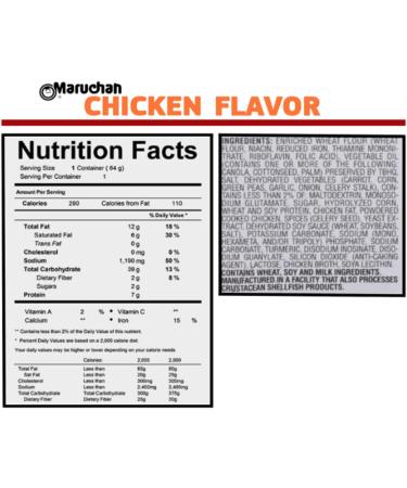 Ja Cor Instant Lunch Ramen Noodles Variety Pack- 6 Flavors: Chicken Beef Shrimp Hot and Spicy Chicken Beef Shrimp Cup Noodle Soup Bundle with 1-Set of Reusable Chopsticks(2 Each Flavor 12 Packs) - Buy Online on GoSupps.com