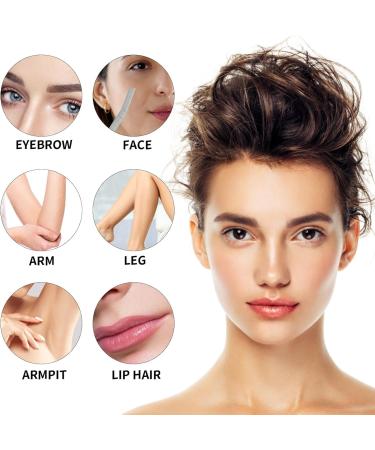 12 Pcs Dermaplaning Blades for Women - Facial Hair Remover and Eyebrow Shaper (Pink, Blue, Green) - Buy Online on GoSupps.com