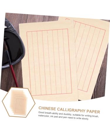 Operitacx 50 Sheets Rice Paper Calligraphy Art Paper Raw Xuan Paper Calligraphy Paper for Beginners Japan - Buy Online on GoSupps.com