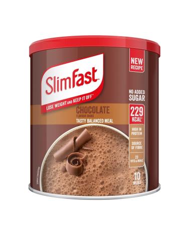 Slimfast Meal Shake Powder Chocolate 375g Chocolate 375 g (Pack of 1)
