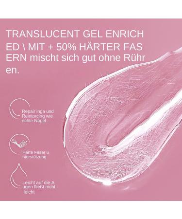 Nail crack repair gel 5 g for damaged and split nails nail repair gel nail file and brush set for daily manicure care - Buy Online on GoSupps.com