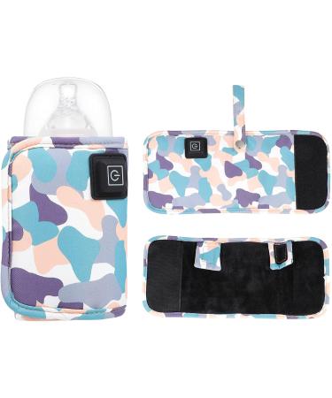 Portable Purple USB Baby Bottle Warmer - Insulated Milk Heater for Home and Travel - Buy Online on GoSupps.com