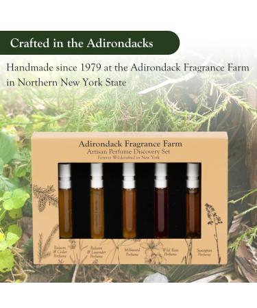 ADK Artisan Perfume Spray Discovery Set Included Balsam & Cedar Balsam & Lavender Milkweed Wild Rose Sweetgrass - Natural Hypoallergenic & Clean Perfume for Women & Men - Buy Online on GoSupps.com