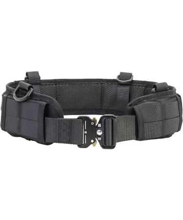 Limtula Tactical Belt - High-Performance Molle Fighter Belt for Outdoor Sports | Quick-Release Fast Locking Adjustable Black Belt - Buy Online on GoSupps.com