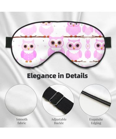 Cute Owl Eye Mask | Soft Elastic & Adjustable Nighttime Comfort for Men & Women - International Shipping Available - Buy Online on GoSupps.com