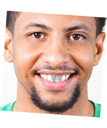 PACKOVE 1 Set Metal Teeth Grills Fang Teeth Decor Men and Women Nightclub - Buy Online on GoSupps.com