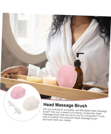 Buy HOMSFOU 2pcs Scalp Massage Comb & Hair Cleaning Brush | TPR Shampoo Brush for Deep Clean & Relaxation - Buy Online on GoSupps.com
