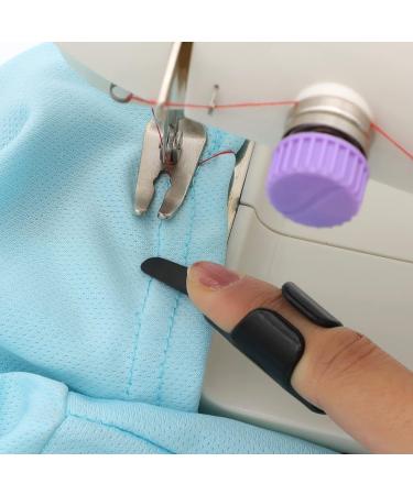 Sewing Fingerthing Pusher - Thumb Protector Sewing Tool (Black/Purple) - Buy Online on GoSupps.com