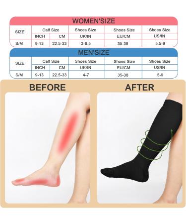 Halinuia Compression Stockings for Men & Women | Optimal Support for Sports Running Cycling & Travel - Buy Online on GoSupps.com