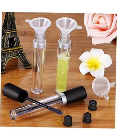 PLAFOPE 6pcs Eyelash Solution Bottle Portable Bottle Mascara Vials Bottle Empty Mascara Tube Plastic - Buy Online on GoSupps.com