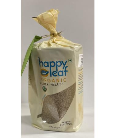Happy Leaf Organic Little Millet 2 lb (907gm) (Pack of 1)