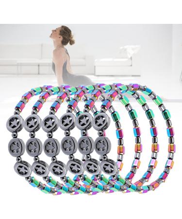 6pcs Magnetic Slim Hematite Anklet for Women - Pain Relief & Metabolism Boost for Weight Loss - Buy Online on GoSupps.com