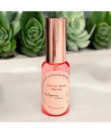 Organic Body Spray Deep Moisturizing with Sandalwood Rose and Jasmine Essential Oils Vitamin E Preservative Free Chemical Free - Buy Online on GoSupps.com