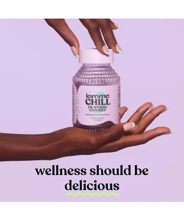 Lemme Chill Stress Relief Gummies with 300mg KSM-66 Ashwagandha | Relaxation Support with Lemon Balm, Passionflower & Goji | Vegan & Gluten-Free - 60 Count - Buy Online on GoSupps.com