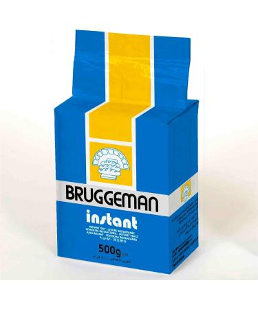 BRUGGEMAN INSTANT Instant dry bakers yeast 500 g Fast fermentation and perfect results for all your bread and pastries - Buy Online on GoSupps.com