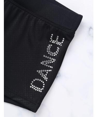 YiZYiF Girls 2 Piece Active Outfit Set for Gymnastics/Dancing Black&rose 5-6 - Buy Online on GoSupps.com