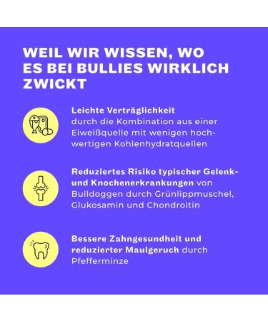 HEY HOLY Beautiful Bulldogs Adult Dog Food - Grain Free Natural Food Fresh Salmon High Quality Protein 750g x 6 Cans - Buy Online on GoSupps.com