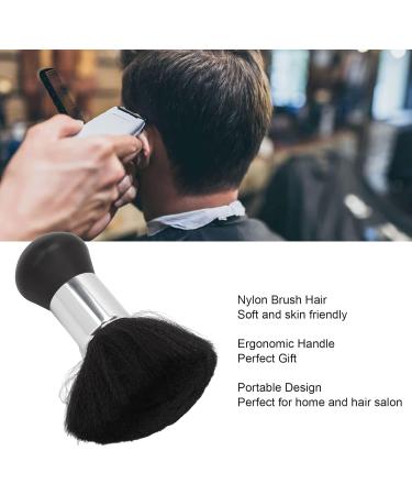Hair Cutting Neck Dust Brush Black Hairdressing Powder Brush Ergonomic Face Neck Hair Dust Brush Salon Barber Tool for Home Salon - Buy Online on GoSupps.com