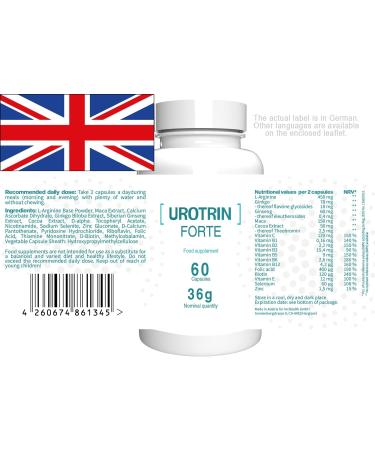 Urotrin Forte - 180 capsules (3x 60 capsules) - 2022 - Buy Online on GoSupps.com