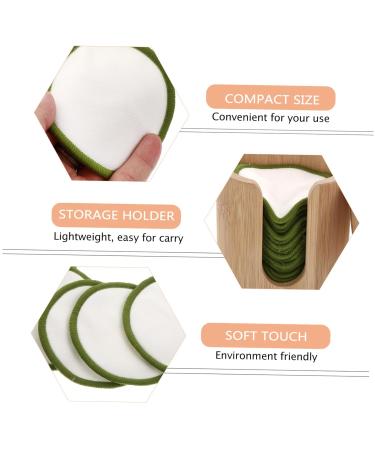 Hemoton Makeup Remover Pad Storage Stand - Reusable Cleansing Pads & Cotton Round Holder for Eye Makeup | Eco-Friendly Absorbent Makeup Puffs - Buy Online on GoSupps.com