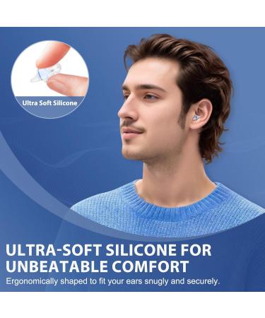 High Fidelity Concert Ear Plugs - 2 Pairs Noise Reduction Musician Earplugs for Concerts & Music Festivals - Hearing Protection up to 23dB - Blue - Buy Online on GoSupps.com