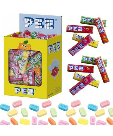 Pez Fruit Mix Single Refills Box 850g - Fruit Flavour Pez Refills - 100 Refills in Box