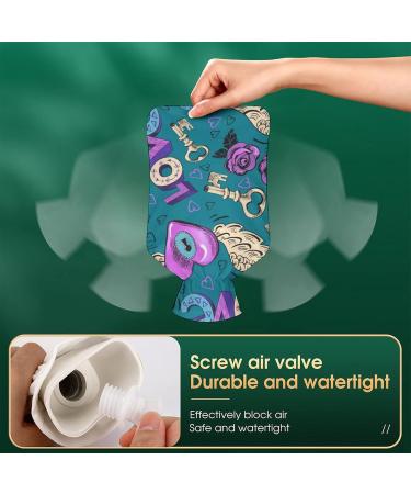 Love Wings Hot Water Bottle with Plush Cover - Hand Warmer for Adults & Kids | 26.5x15.3cm | International Shipping Available - Buy Online on GoSupps.com