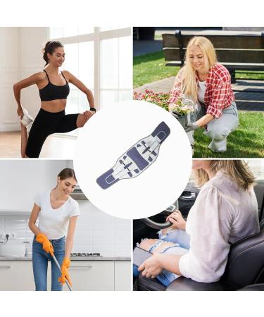 Back Brace Lumbar Traction Device | Back Reliever Spinal Belt for Men Women Lower Back Brace Waist Support Belt for Gym Fitness Blue I - Buy Online on GoSupps.com