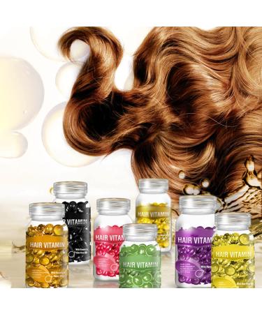 Gowwim Hair Vitamin Serum Capsules - Argan  Macadamia  Avocado Oil Complex for Smooth  Silky Hair Growth - 30 PCS - Buy Online on GoSupps.com