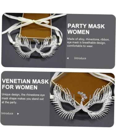 Beaupretty Masquerade Mask Halloween Masquerade The Eye Venetian for Women Rhinestone for Women Masquerade Mardi Gras for Women Carnival Make up Headgear Halloween Mask - Buy Online on GoSupps.com