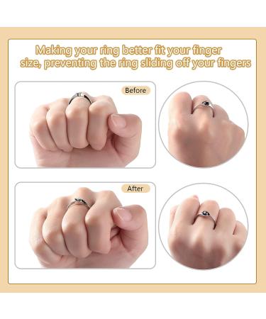 Invisible Ring Size Adjuster 6 Sheets Silicone Guard Reducer Tightener - 8 Sizes (Transparent) - Buy Online on GoSupps.com
