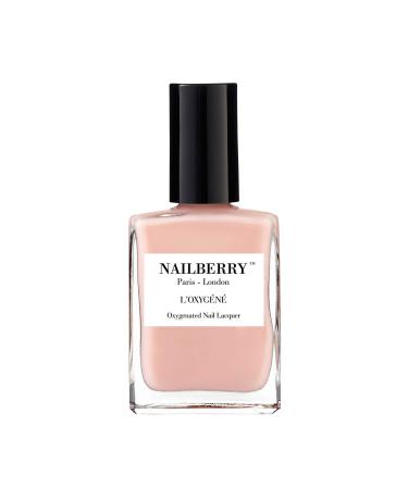 Nailberry L'Oxyg n Oxygenated Nail Lacquer | A Touch of Powder 15ml | Polish for a Healthier Manicure & Long Lasting Colour | 12-Free Vegan Halal Cruelty & Gluten Free