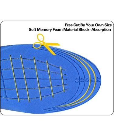 Sport Cushion Insole for Plantar Fasciitis - Arch Support & Breathable Shoe Pad Inserts for Men & Women (Size 35-40 - Buy Online on GoSupps.com