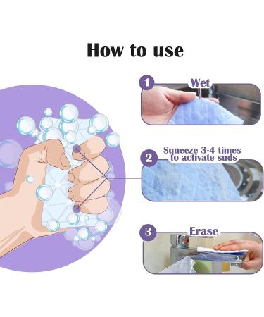 Triple Cleaning Heavy Duty Scouring Pads with Foam - 24 Pack - Buy Online on GoSupps.com