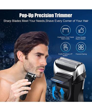 Gbuild Wet Dry Rechargeable Men's Electric Shaver with Trimmer - Waterproof & Cordless - Buy Online on GoSupps.com