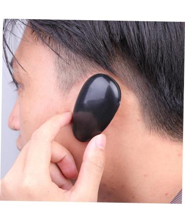 FRCOLOR 50 Pair Ear Protectors for Hair Dryer Heat Hair Styling Tools Hair Coloring Ear Cover Ear Covers for Shower Hairdressing Ear Covers Silicone Earplugs Ear Muffs Accessories Hair Dye 7.5x4cm Black - Buy Online on GoSupps.com