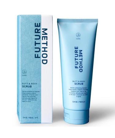 Body Scrub Exfoliating Cleanser - Butt Scrub with Hyaluronic Acid Jojoba Oil & Vitamin C - Clarifying & Hydrating Butt Exfoliator 3.04 oz (Pack of 1)