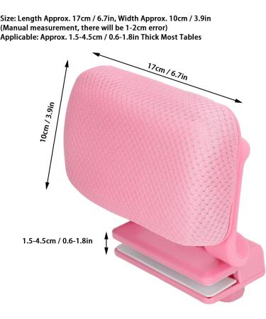HYEIUIRA Kids Sitting Posture Corrector Ergonomic 7 Forward Tilt Desk Writing Posture Corrector Detachable Nap Pillow with Holder (Pink) - Buy Online on GoSupps.com